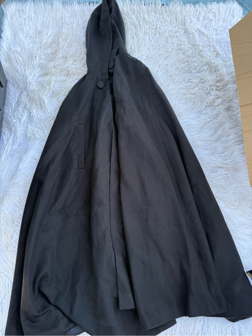 Unisex Black Halloween Cape/cloak